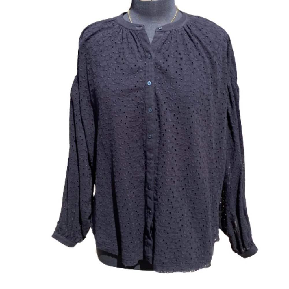 🆕Free People Maddison Eyelet Blouse size XS - Picture 4 of 10